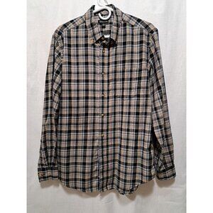 𝅺george Ultra Soft Flannel Long Sleeve Men’s Shirt M